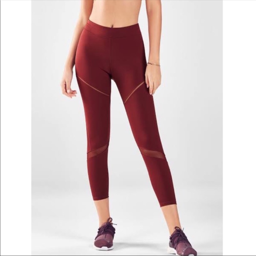 Women's Burgundy Leggings